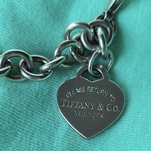 Tiffany’s Heart Tag Charm Bracelet sterling silver